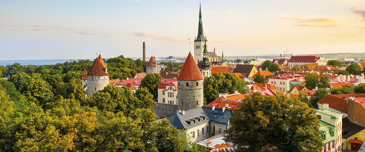 The turrets of Tallinn